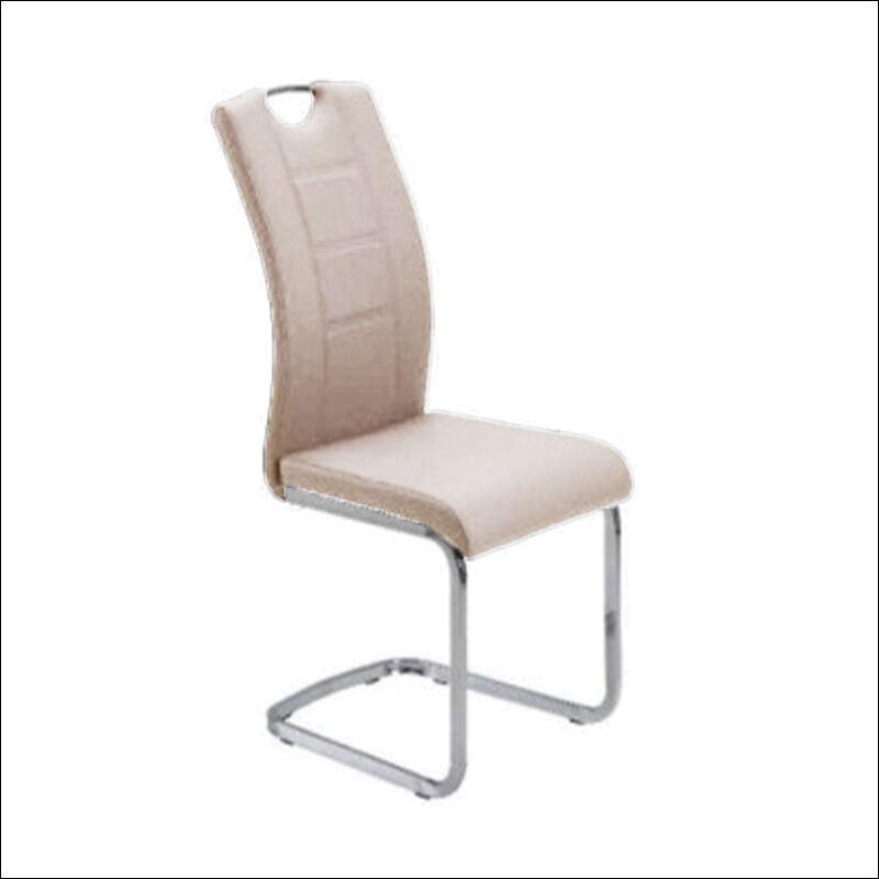 Trpezarijska Stolica Dc862 Noge Hrom/Capuccino 580*430*980Mm