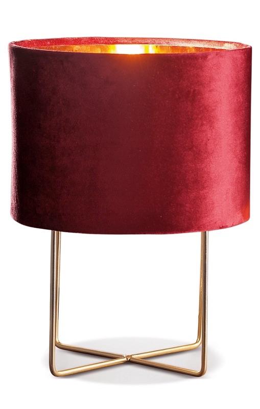 1 Star Lampa Sa Metalnim Postoljem -Ciklama A4Col D24Xh35, Roze