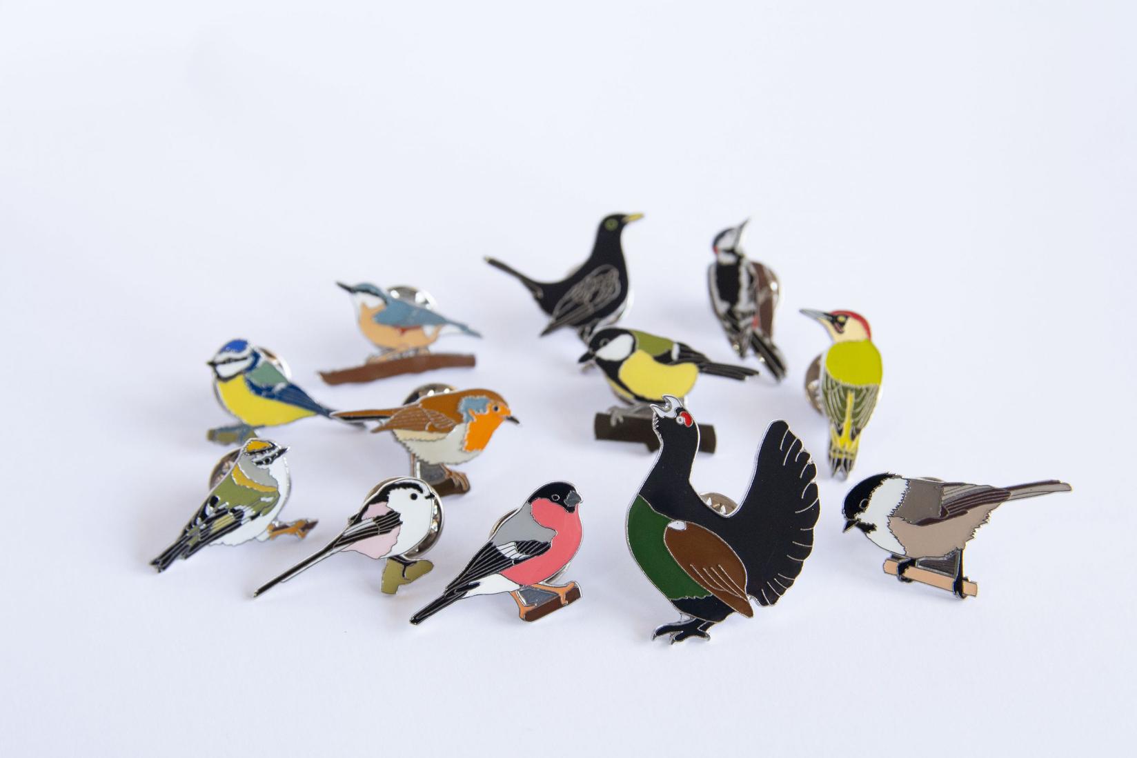 Monticola Bedž  Set Šumska Banda