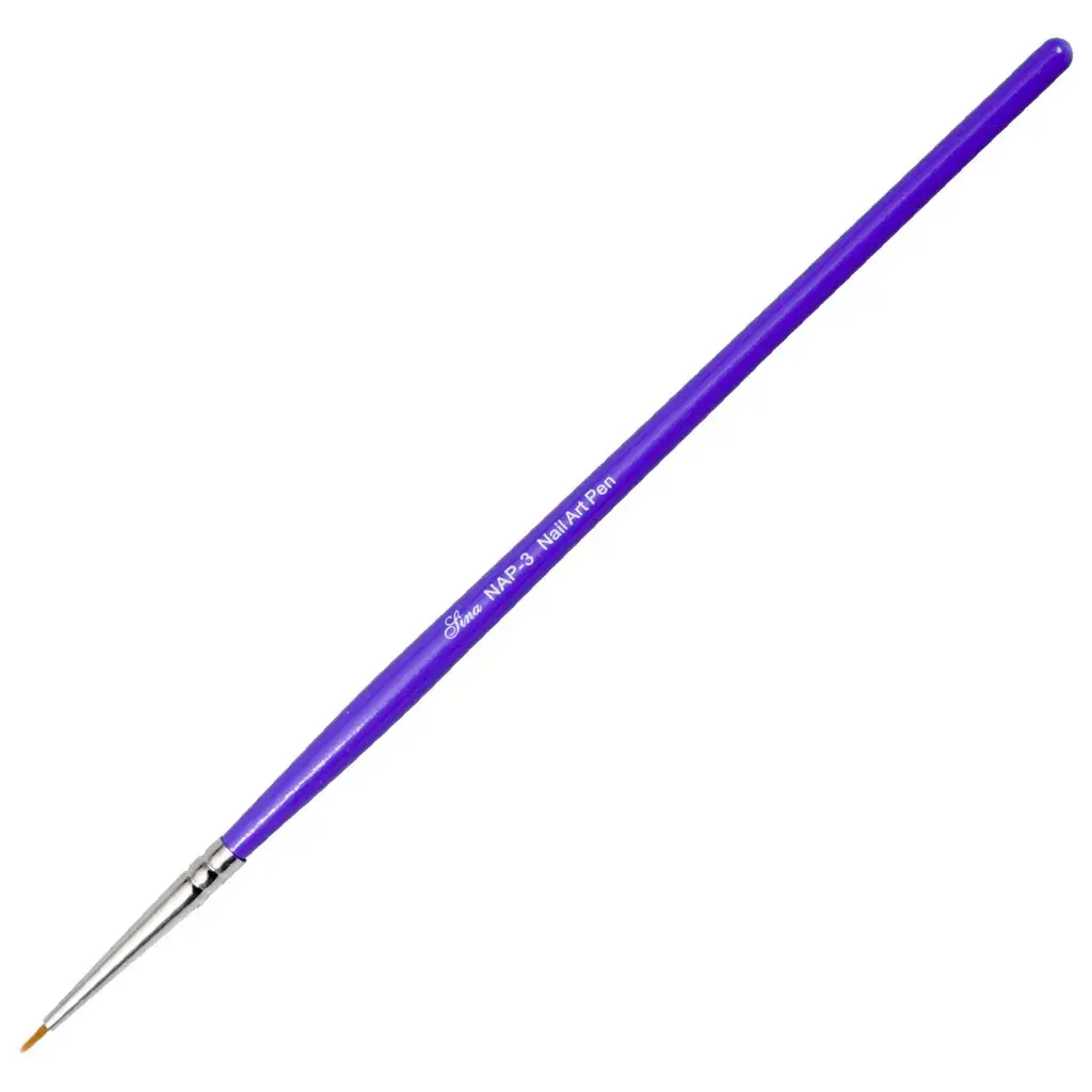 Nail Tools Četkica za crtanje noktiju Nail Art Pen NAP-3, Ljubičasta
