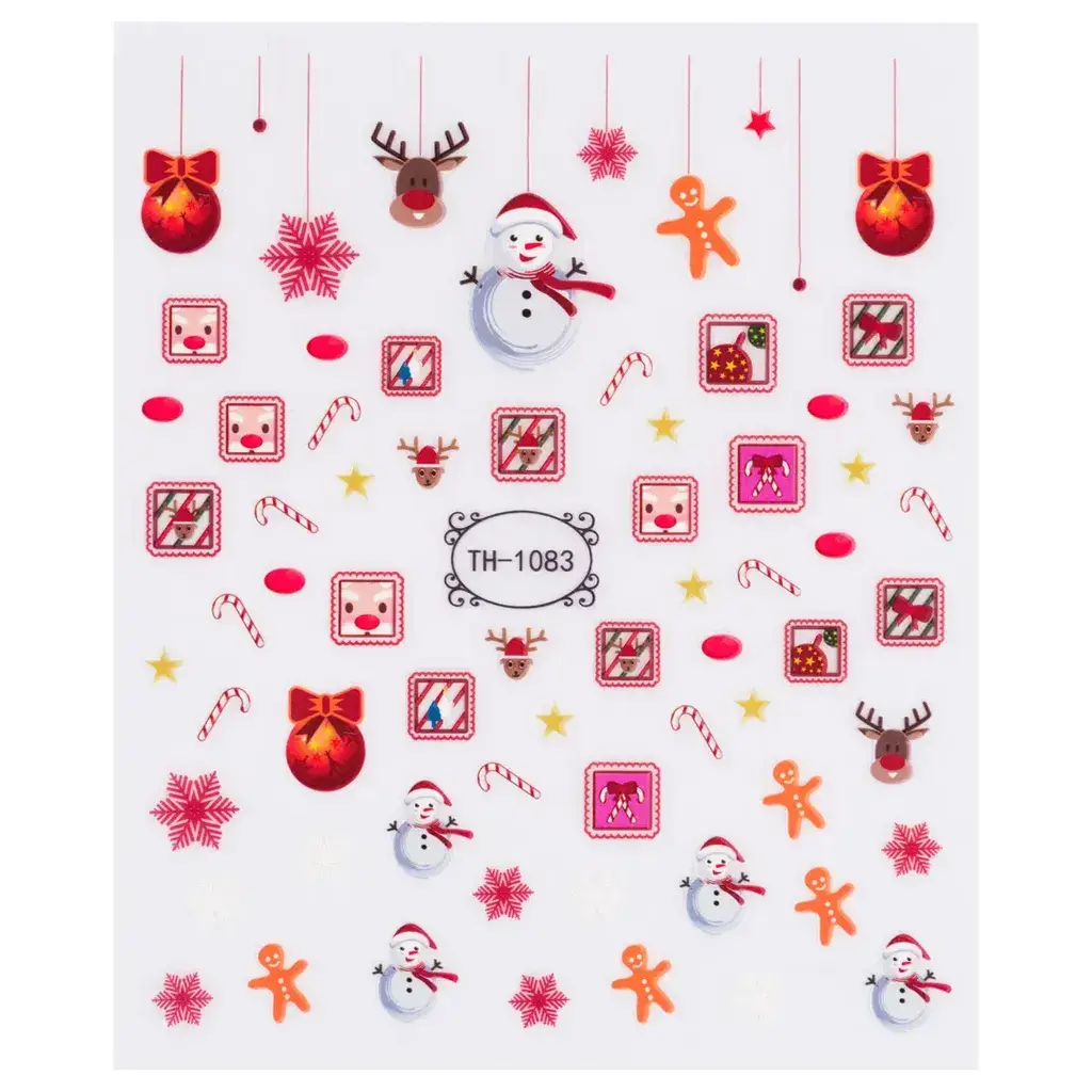 Perfect Nails Naljepnice za nokte New Year TH-1083
