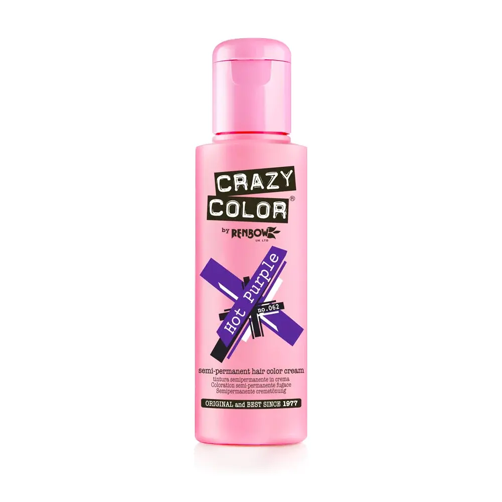 Crazy Color Farba za kosu Hot Purple, 100 ml