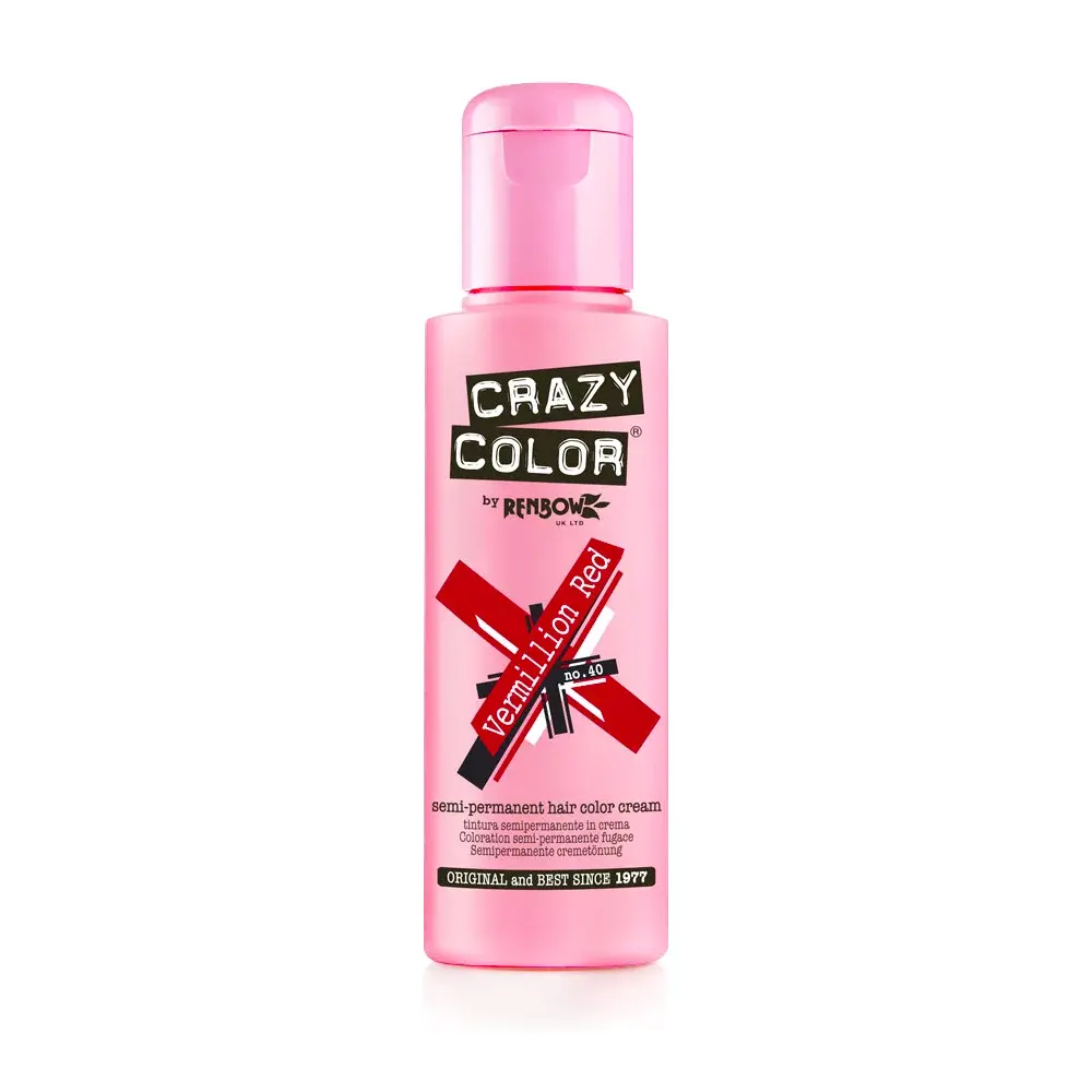 Crazy Color Farba za kosu Vermilion Red, 100 ml