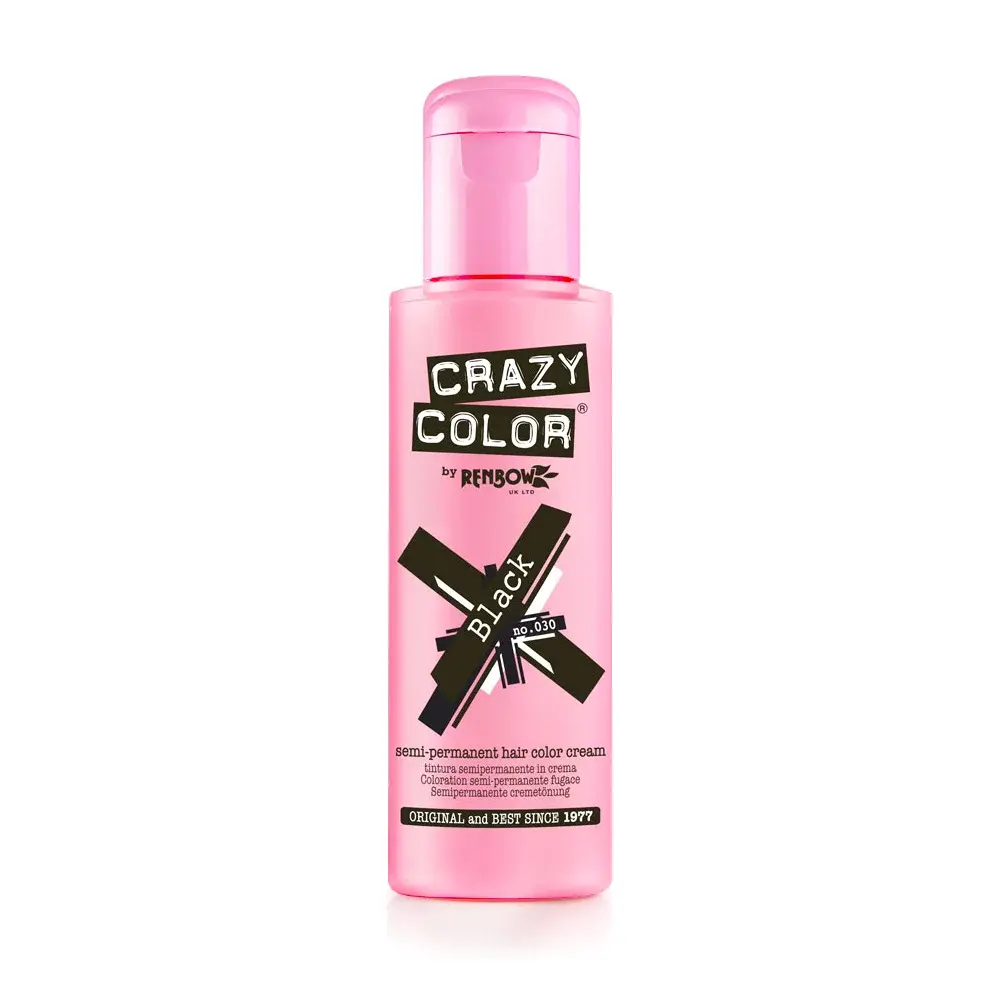 Crazy Color Farba za kosu Black, 100 ml