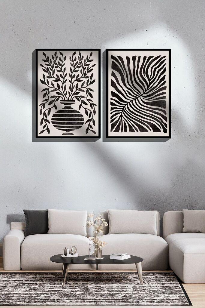 Uokvirena slika Wallity Ersy2Limodel26, 33x48 cm, 2 dijela