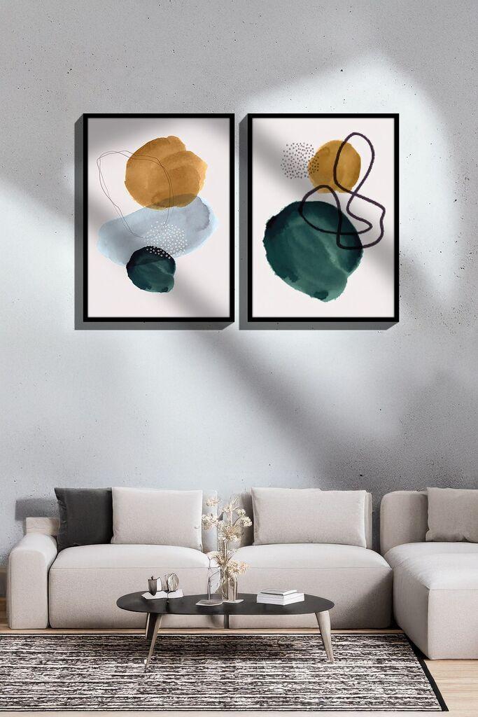 Uokvirena slika Wallity Ersy2Limodel7, 33x48 cm, 2 dijela