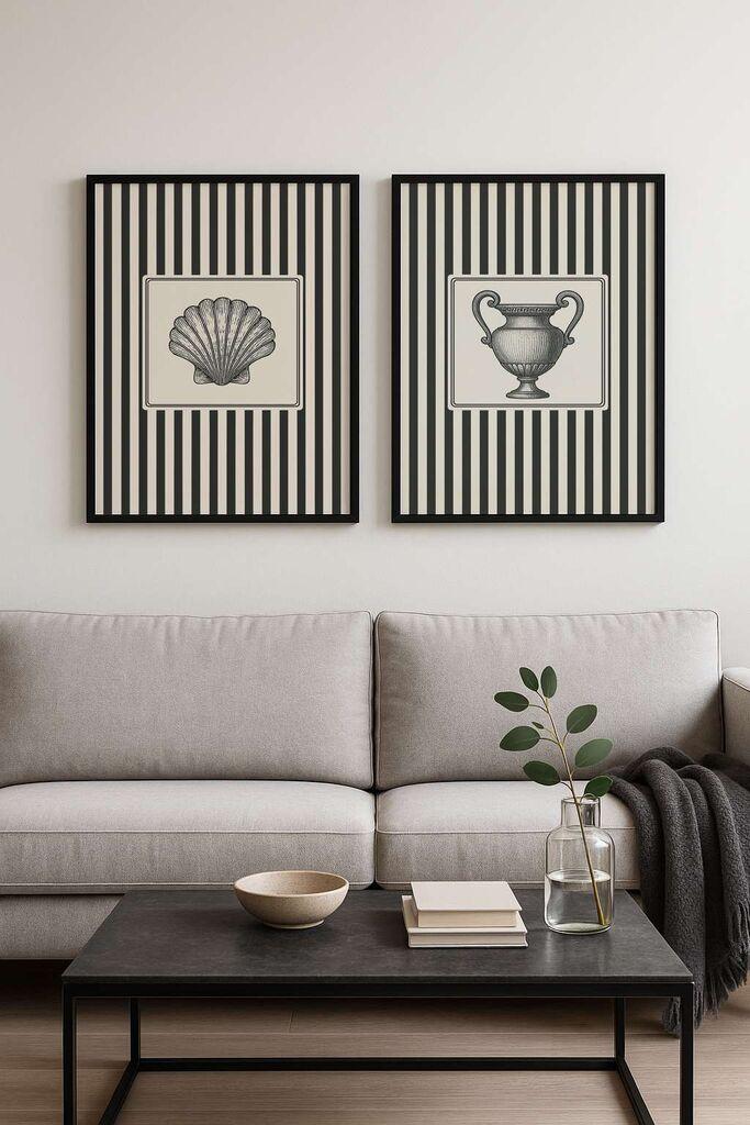 Wallity Uokvirena slika Czgl4-50 x 70, 50x70 cm, 2 dijela