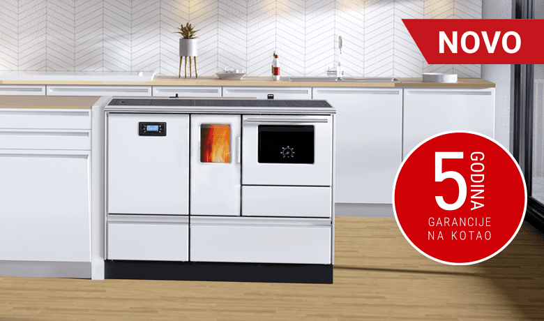 Alfa plam peć Term 20 Pelet, Bijel