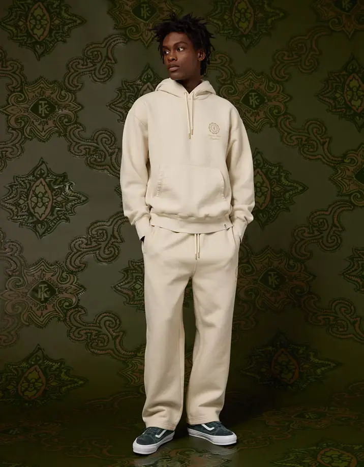 American Eagle Muški duks X Tru Kolors, Krem