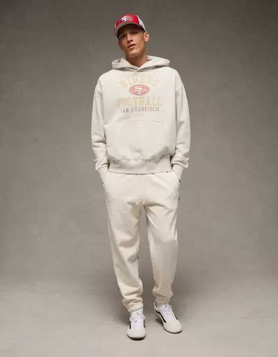 American Eagle Muški duks Nfl San Francisco 49Ers, Krem