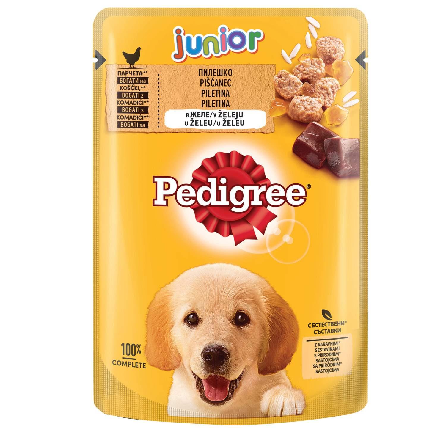 PEDIGRE Vlažna hrana za pse Junior chicken 100g