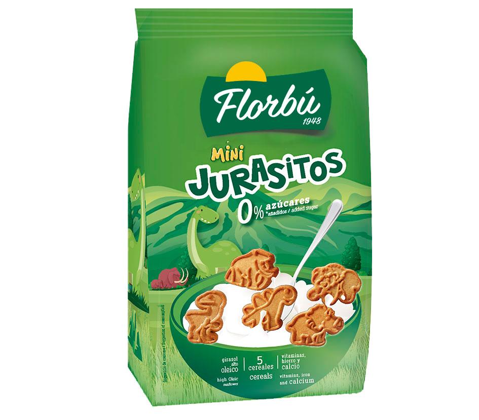 Florbu Keks Mini dinosaurusi, 400g