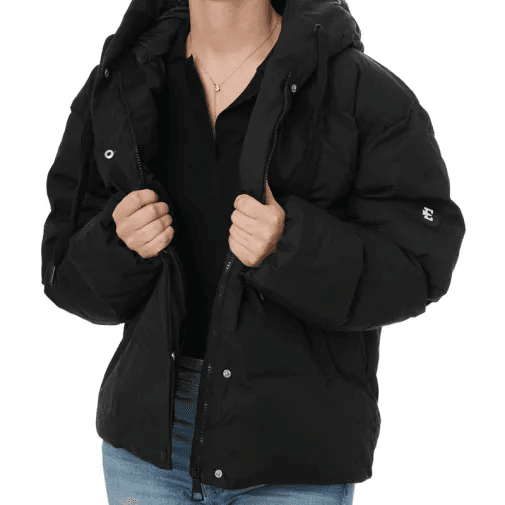 Ženska hrastova jakna, EASTBOUND, crna