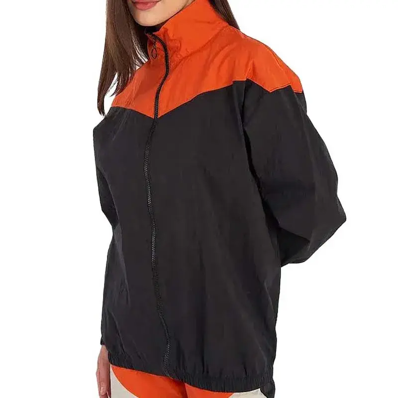 Hummel Tracy ženska jakna, crno-narandžasta