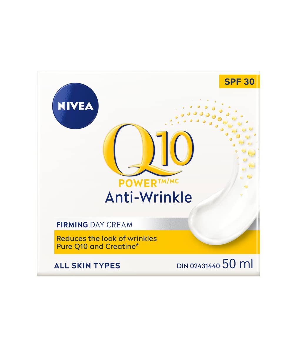 NIVEA Dnevna krema protiv bora Q10 Power, SPF 30, 50 ml