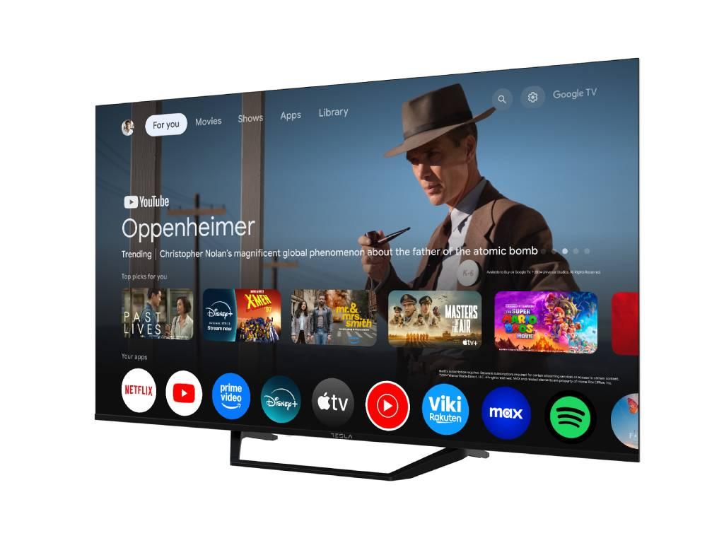 Tesla TV 55E655BUS, 55" 3840 x 2160 (4K Ultra HD), Smart, Google TV, Crni