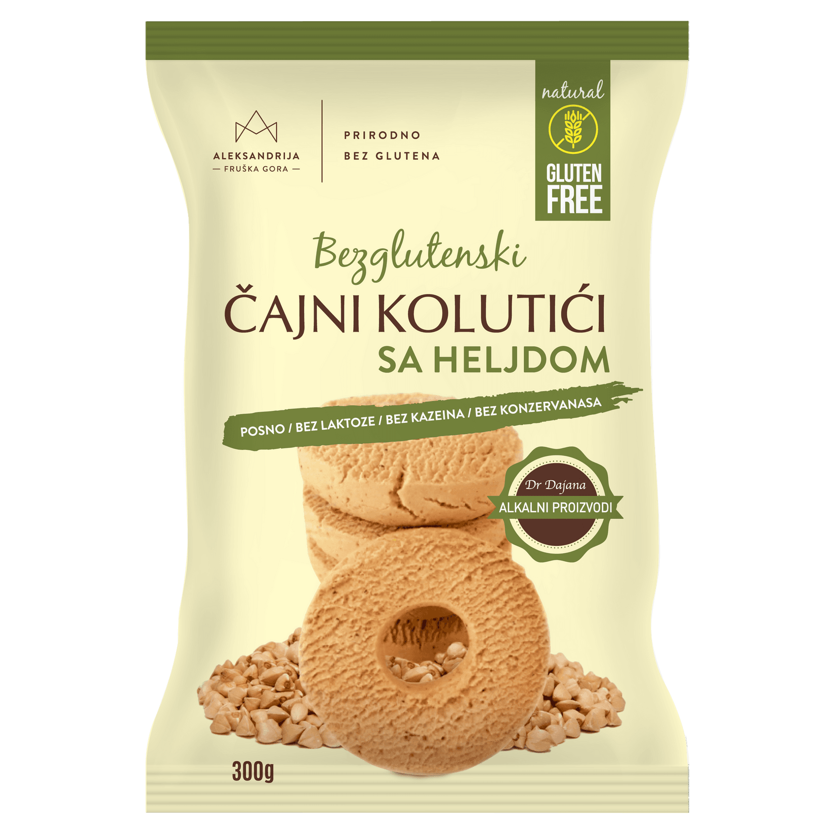 ALEKSANDRIJA Čajni kolutovi bez glutena s heljdom