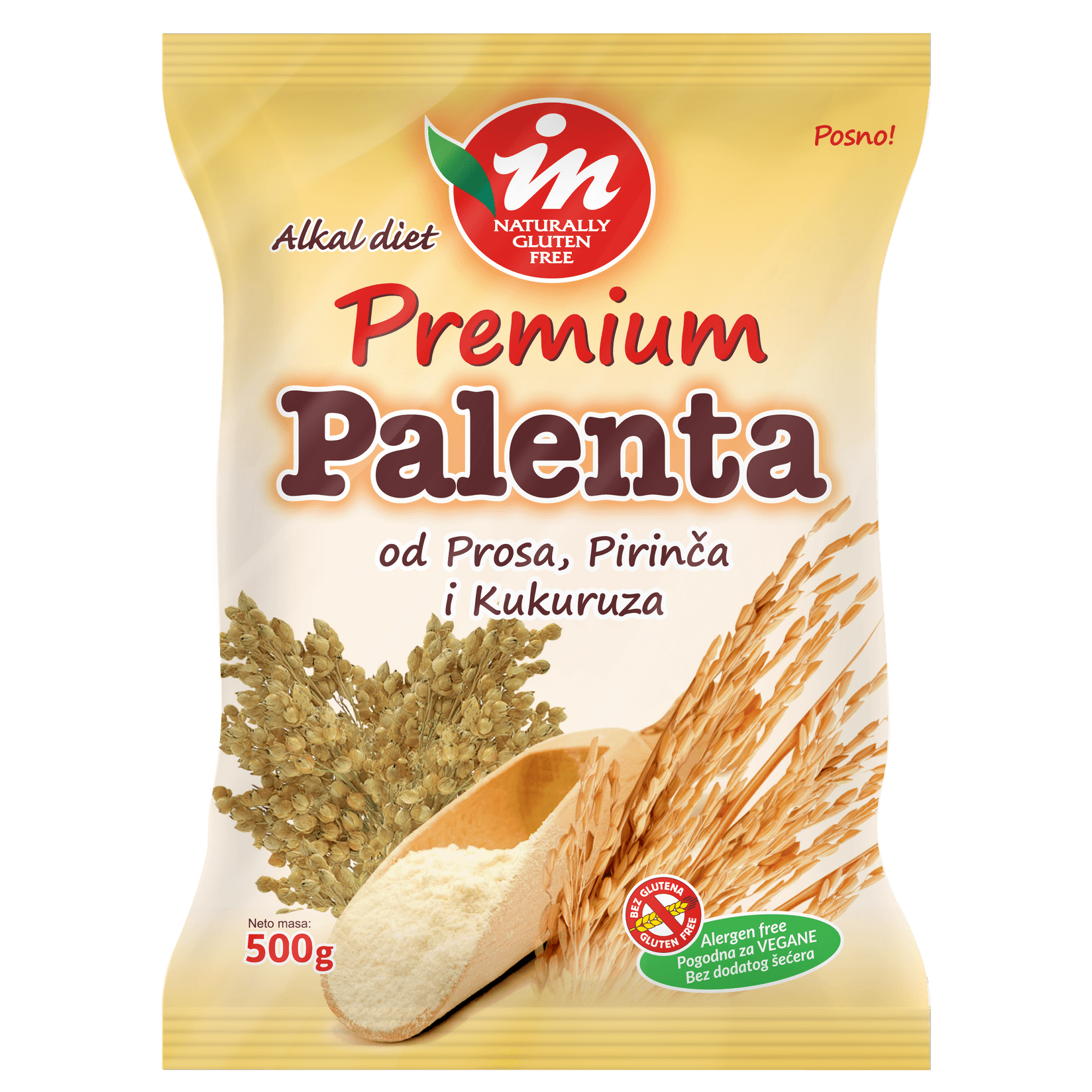 ALEKSANDRIJA Bezglutenska vrhunska palenta od prosa, riže i kukuruza