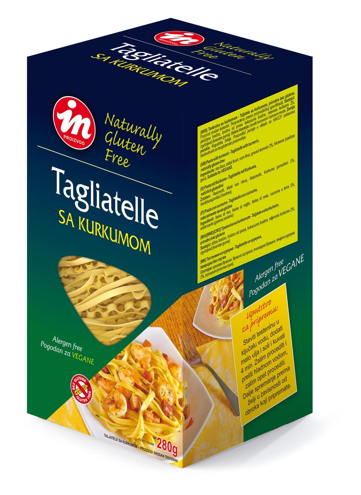 ALEKSANDRIJA Tagliatelle s kurkumom