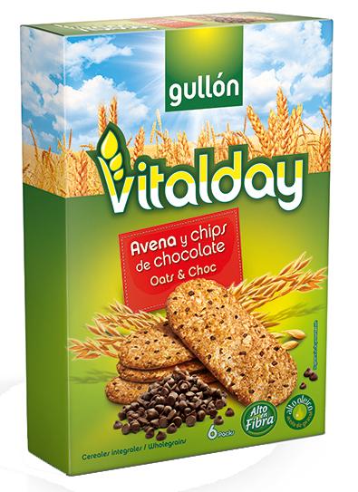 Gullon Vitalday Avena Oats & Choc  Ovseni Keks Sa Komadićima Čokolade 240G