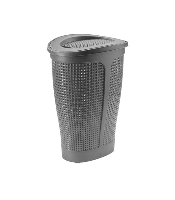 Korpa za veš T375 8104334 Ingrid Hamper, 30 l, Tamnosiva