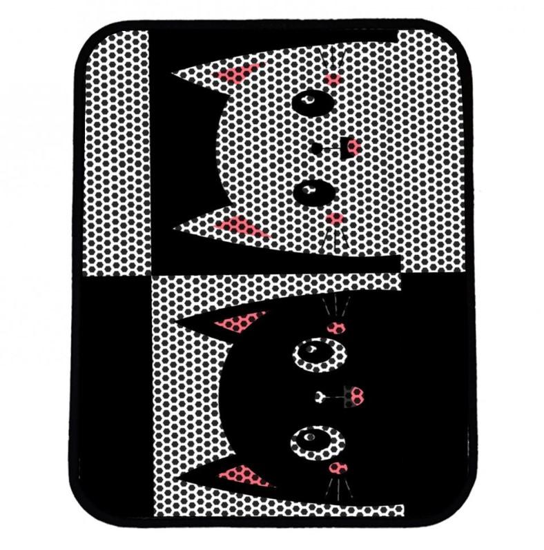 Aberto Design Nrszn0051 Podloga za mačke, 45x60cm, Crno-bijela