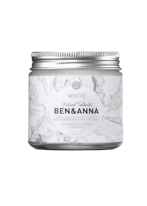 BEN & ANNA pasta za izbjeljivanje zuba s mentom i žalfijom, 100 ml, bijela