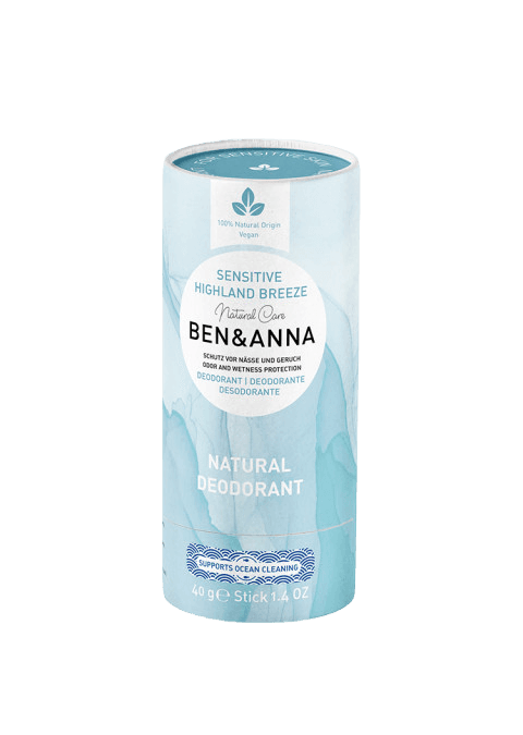 BEN & ANNA Soda dezodorans u stiku za osjetljivu kožu Highland Breeze, 40g