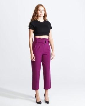 BREEZE BOUTIQUE    Ženske pantalone, Ljubičaste