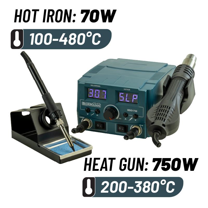 Stanica za lemljenje 750W temperature 100°C-480° BSG1750