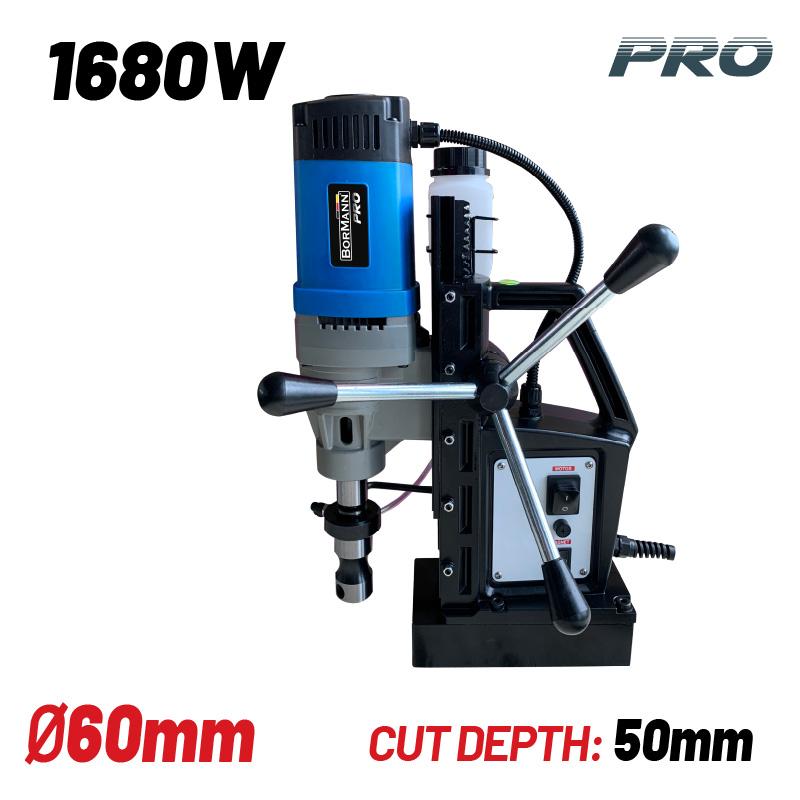 Bušilica za metal Fi60mm 1680W sa magnetnim stalkom BMD1600
