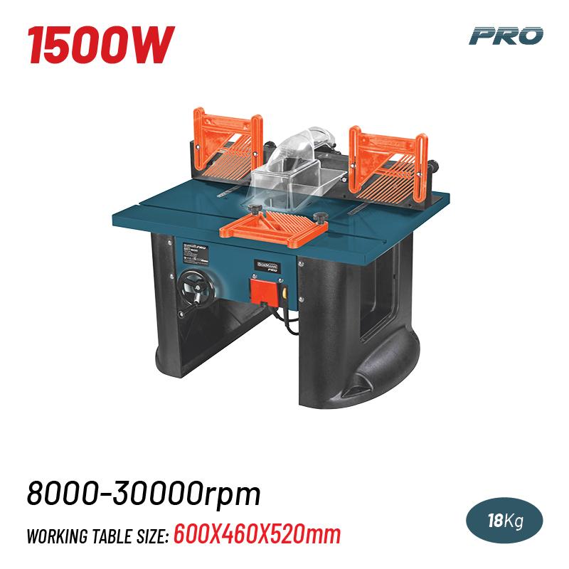 Bormann Stolna glodalica za drvo 0-40mm 1500W BRT1500