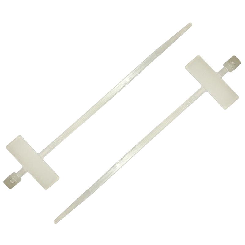 Vezice plasticne za obeljezav. bijele 2.5x200mm100/1 BCR5171