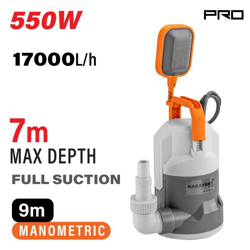 Pumpa potopna 9m 283L/min 550W NP1115
