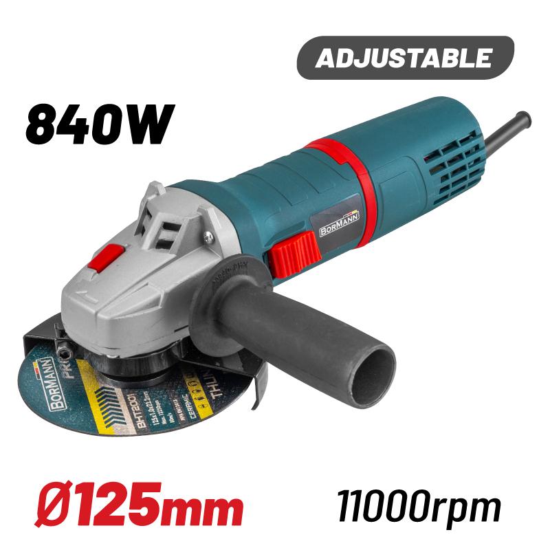 Brusilica ugaona 125mm 840Wsa reg. brzine 0-11000obr BAG8000