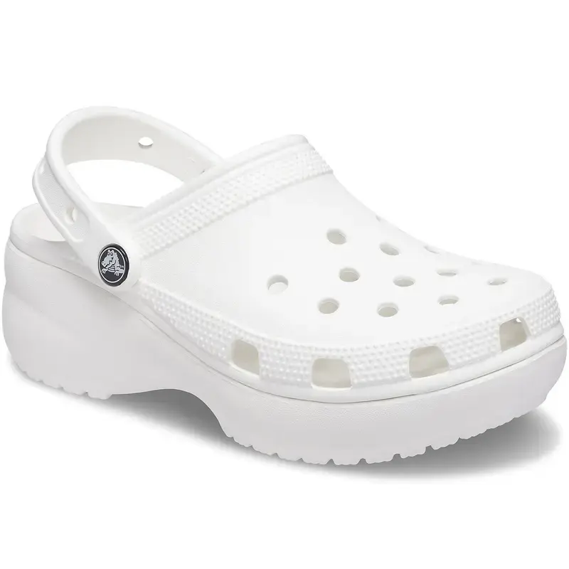 Crocs ženske klasične papuče na platformi, bijele