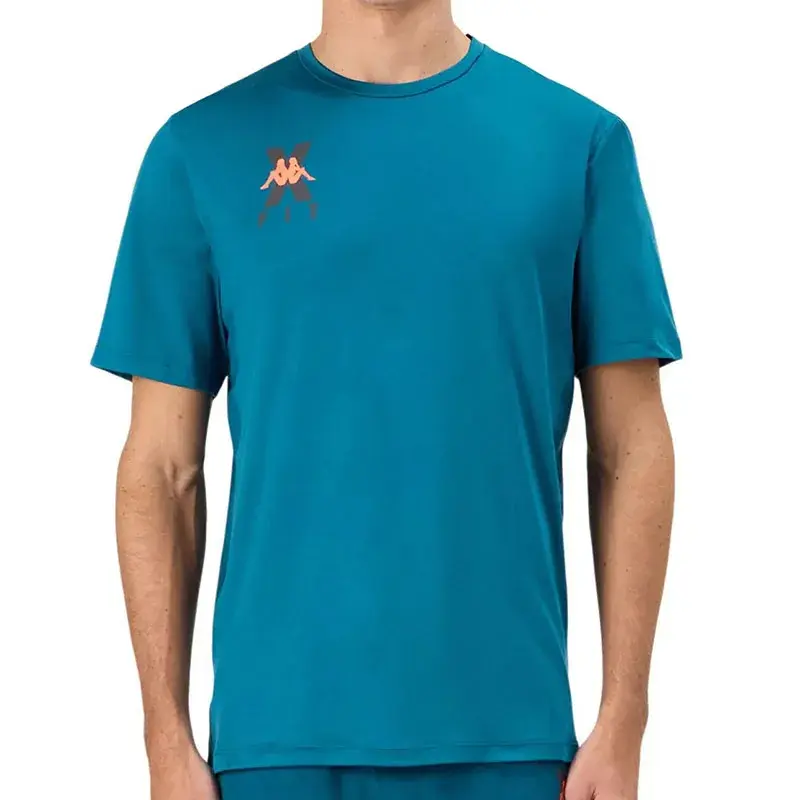 Muška majica Kappa Kombat WKT Ello, tirkizna