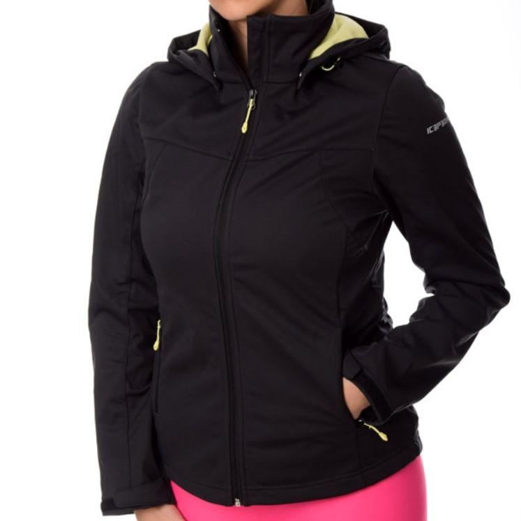 Icepeak ženska planinarska jakna BOISE crna