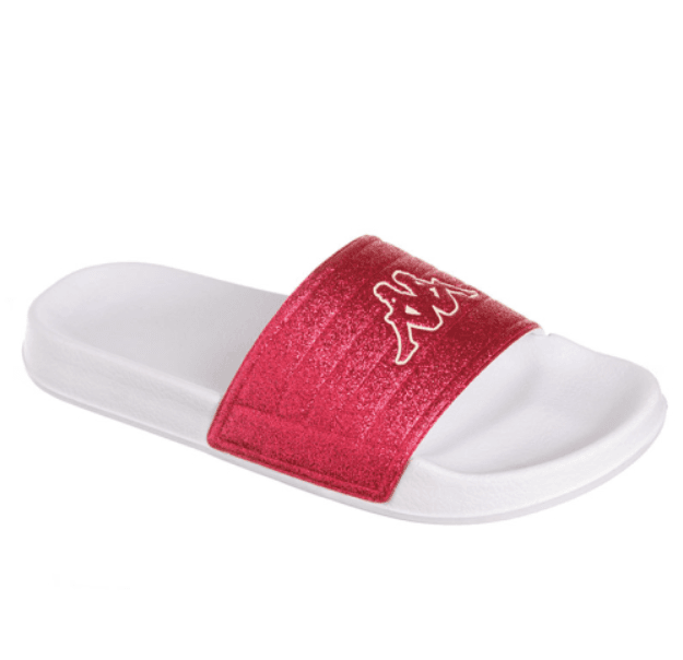 KAPPA Ženske papuče LOGO NOLES 4 Bijelo-crvene