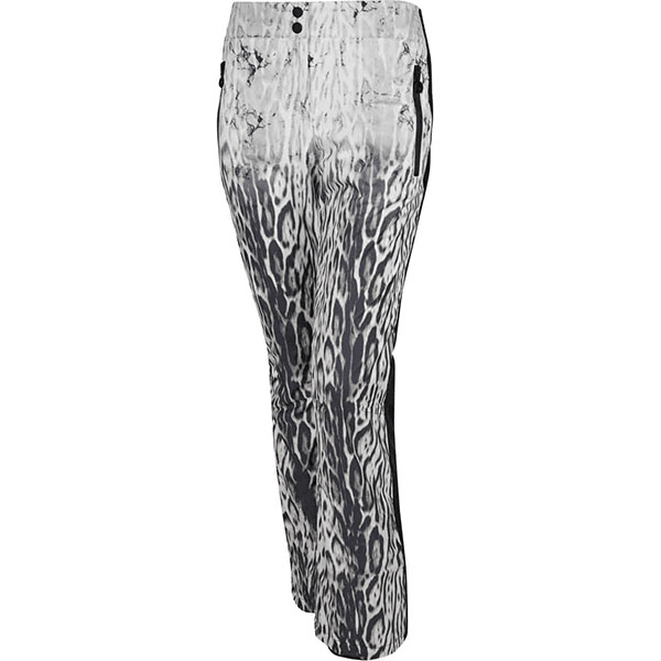 SPORTALM Ženske ski pantalone MARGE BRONZE crno-bele