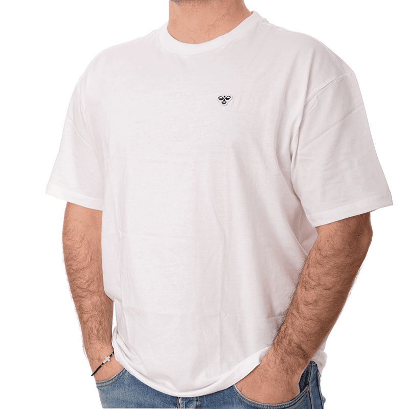 Hummel muška majica kratkih rukava Hmlregular, bijela