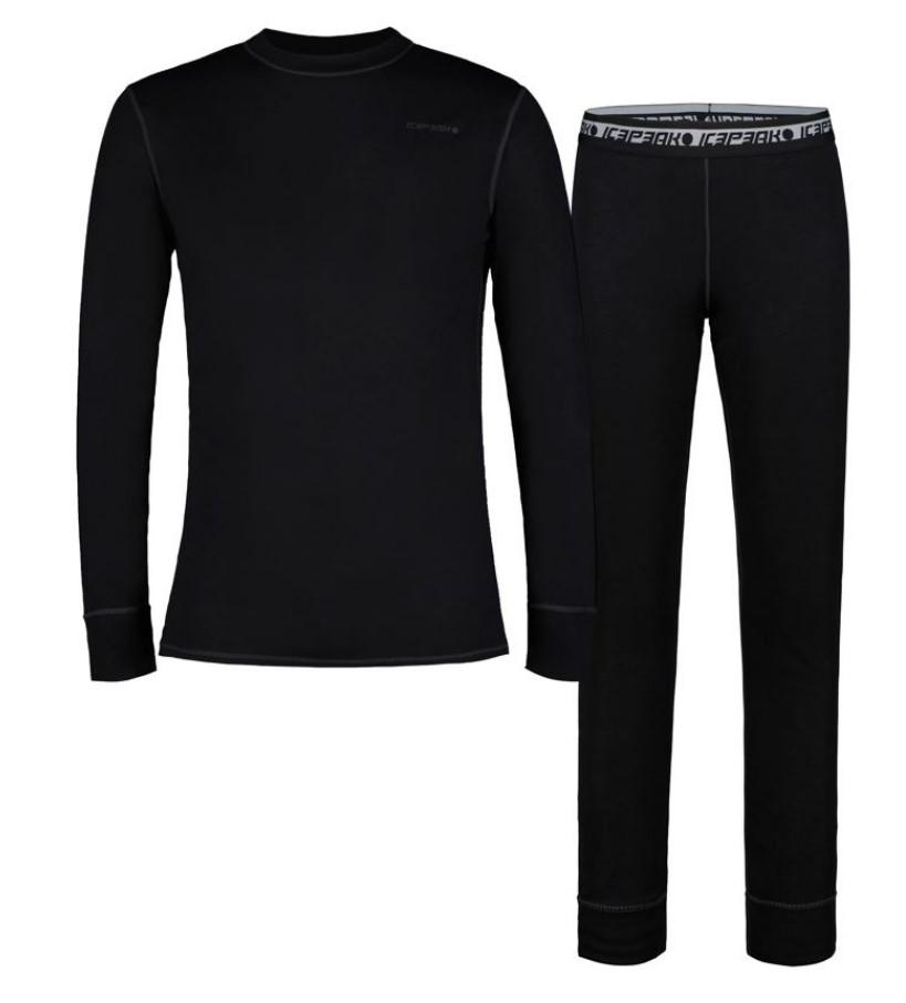 ICE PEAK Set muškog aktivnog donjeg rublja Iserlohne crne boje