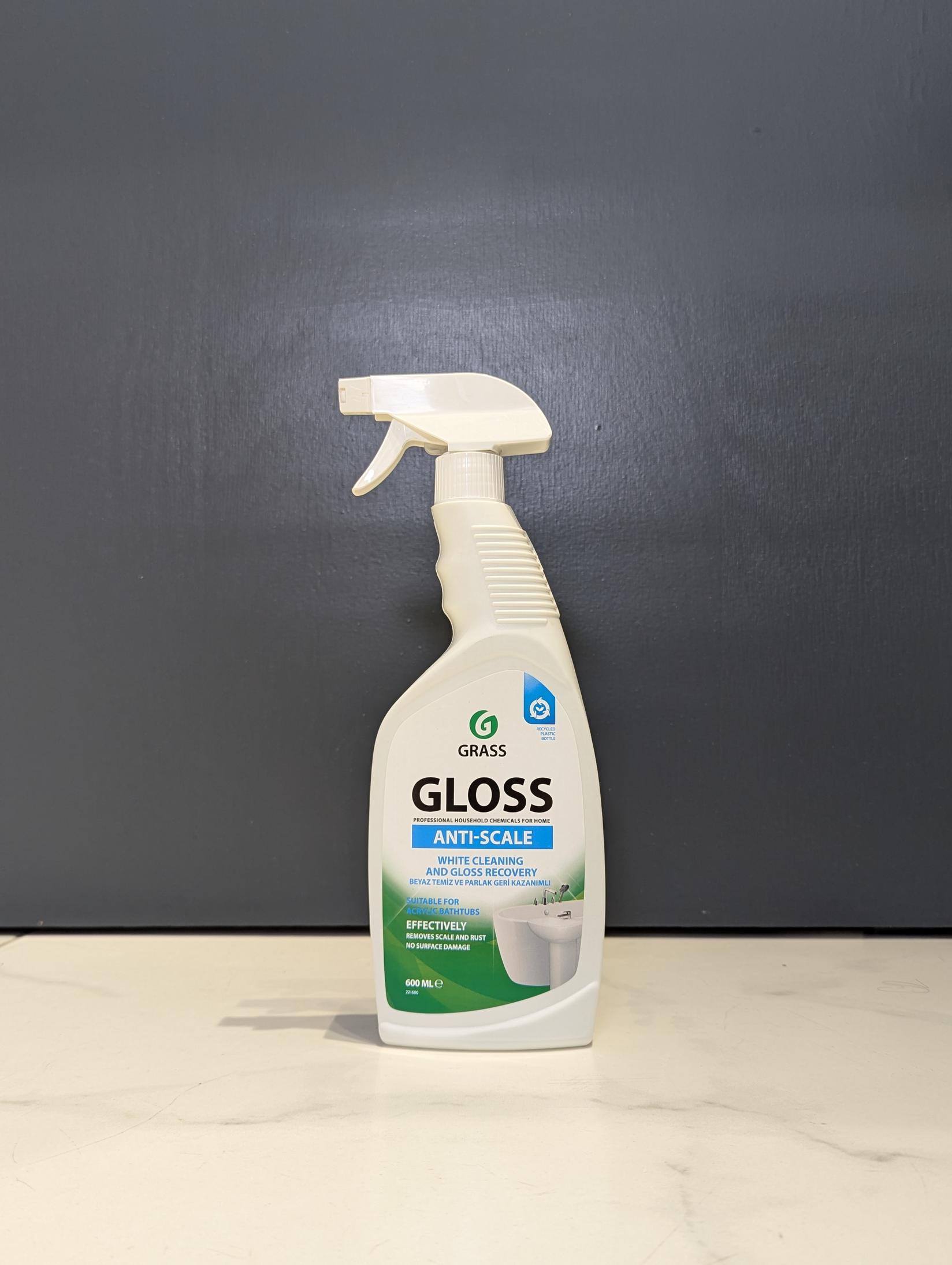 Grass Sredstvo za čišćenje sanitarnih čvorova Gloss Anti Scale, 600ml