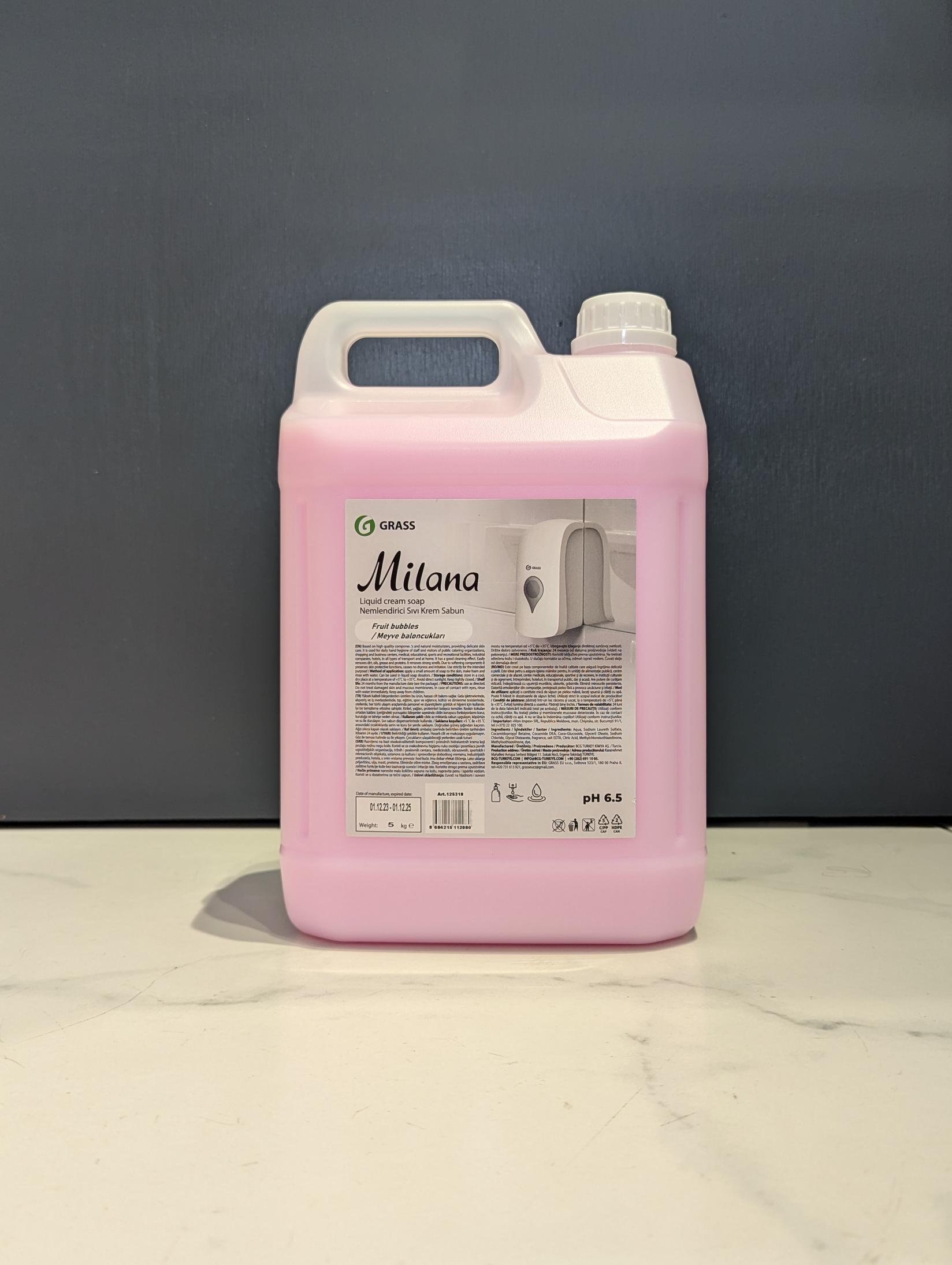 Grass Tečni sapun Milana, Hidratantan, Antibakterijski, 5000ml