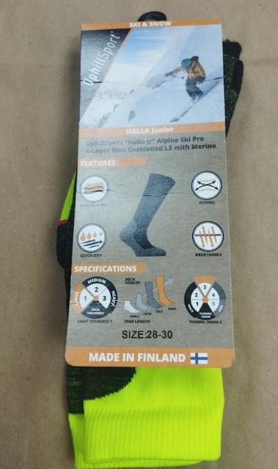 Ski čarape UphillSport Halla junior, Zelene