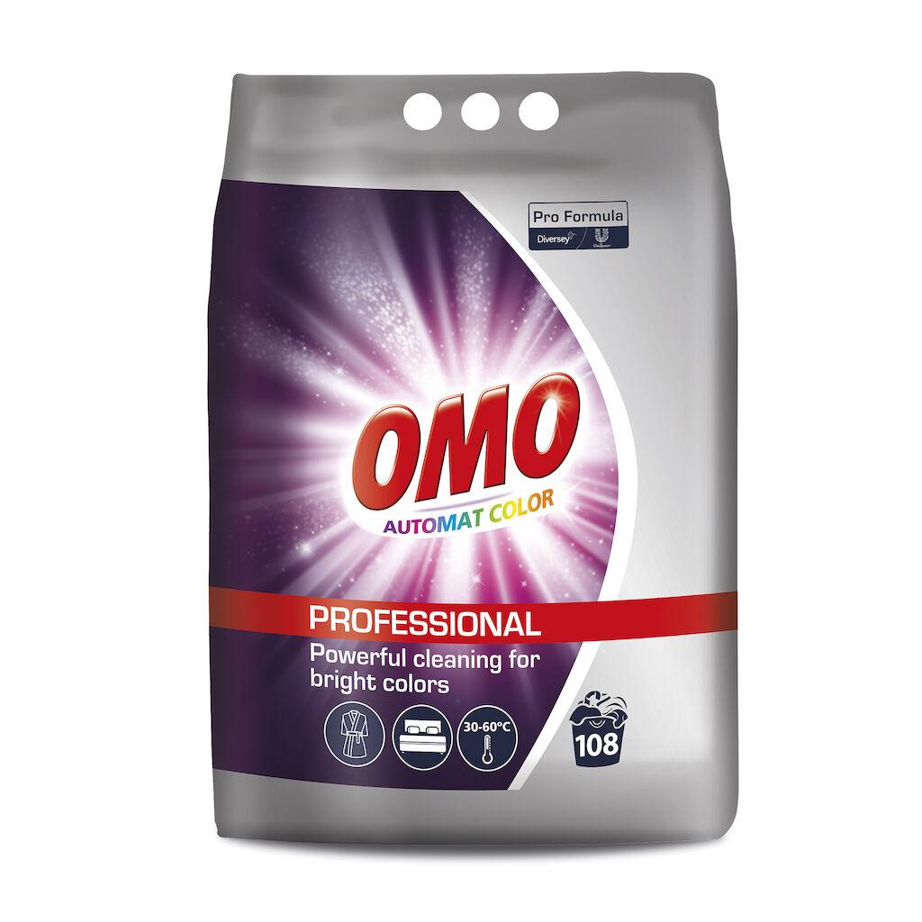 Diversey Omo Professional Automat Color - Praškasti Deterdžent Za Obojeni Veš, 108 Pranja, 7Kg
