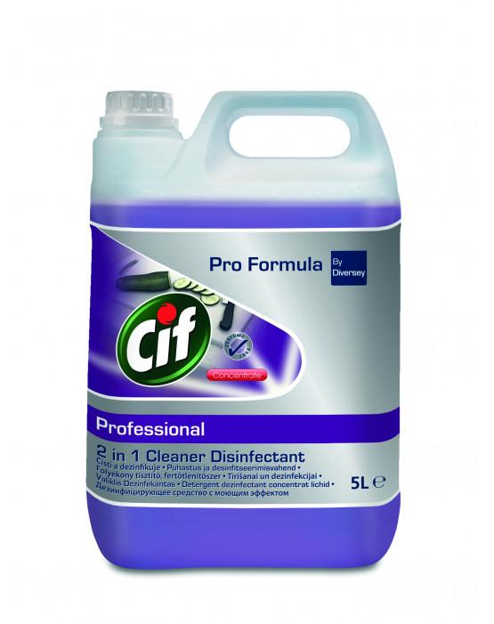 Diversey Cif Proformula 2In1 Cleaner Disinfectant Conc, Koncentrovano Sredstvo Za Čišćenje I Dezinfekciju, 5L