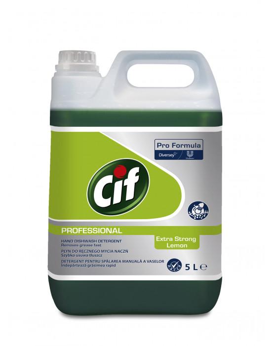 Diversey Cif Proformula Professional Dishwash Extra Strong Lemon, Deterdžent Za Ručno Pranje Suđa, 5L