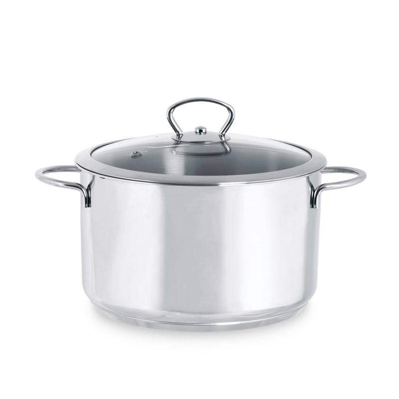 METALAC Duboki lonac za kuvanje od nerđajućeg čelika 24cm/6l sa poklopcem