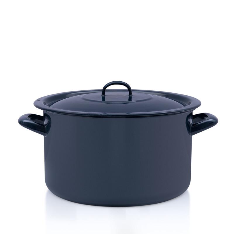 METALAC Classic duboki lonac 30cm/12,5l sa poklopcem, kestenjast